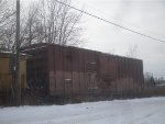 LS&M Boxcar in the Snow